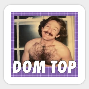 DOM TOP (Leslie Jordan Vintage Photo) Sticker